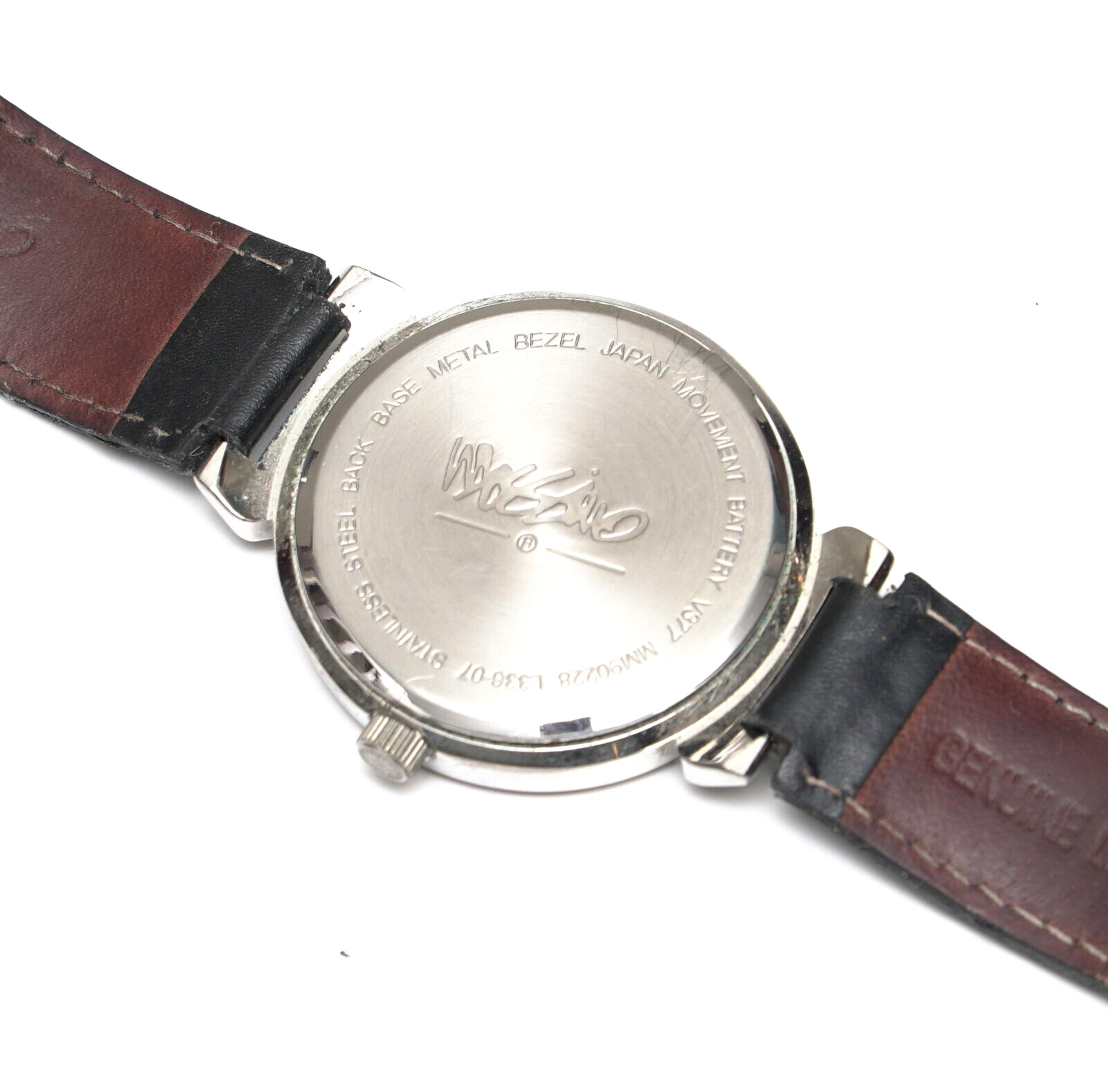 Mossimo Black Dial Silver Tone Unisex Quartz Watch *Band Needs Replacing*