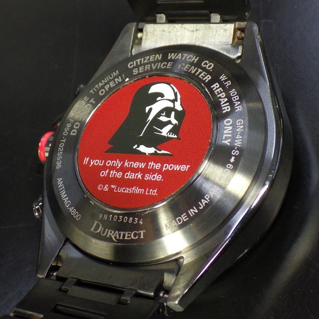 CITIZEN Atessa CC4006-61E F950-T025536 Darth Vader Solar Watch Tested w/Box Used