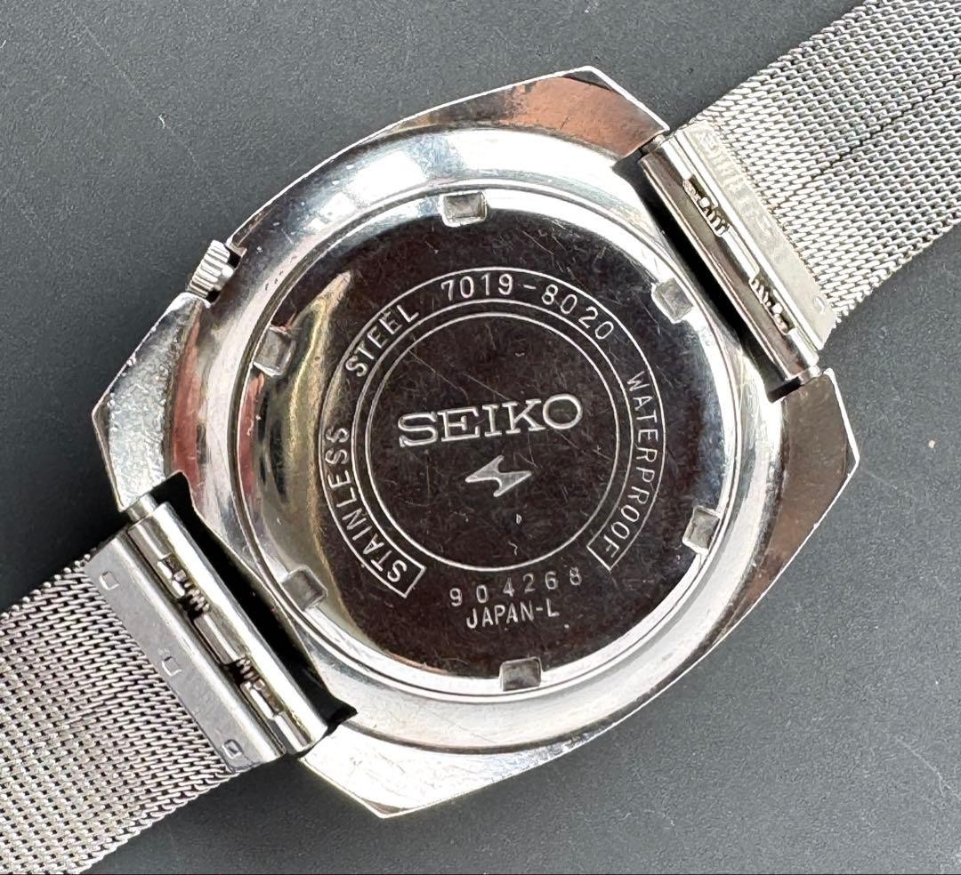 OH Completed Seiko 5 Sports Wide Bezel 7019 8020 21 Jewels Automatic