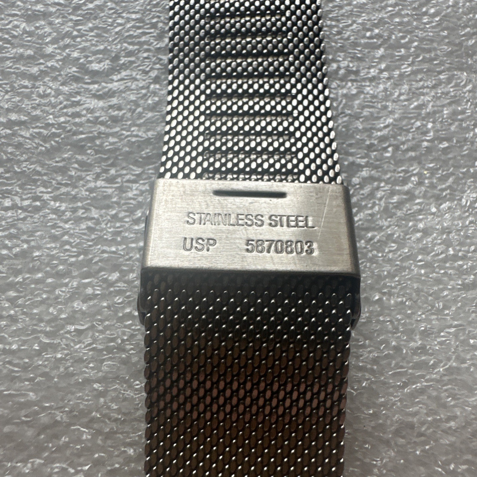 Skagen Denmark Titanium Date Slim Watch Shark Mesh Needs Battery