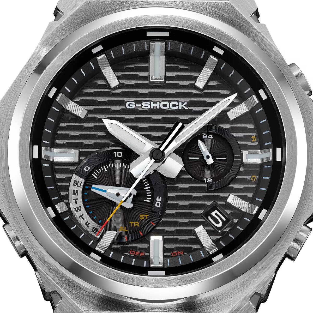 CASIO G SHOCK G STEEL GST B1000D 1A Bluetooth Mobile Link Function Metal Silver