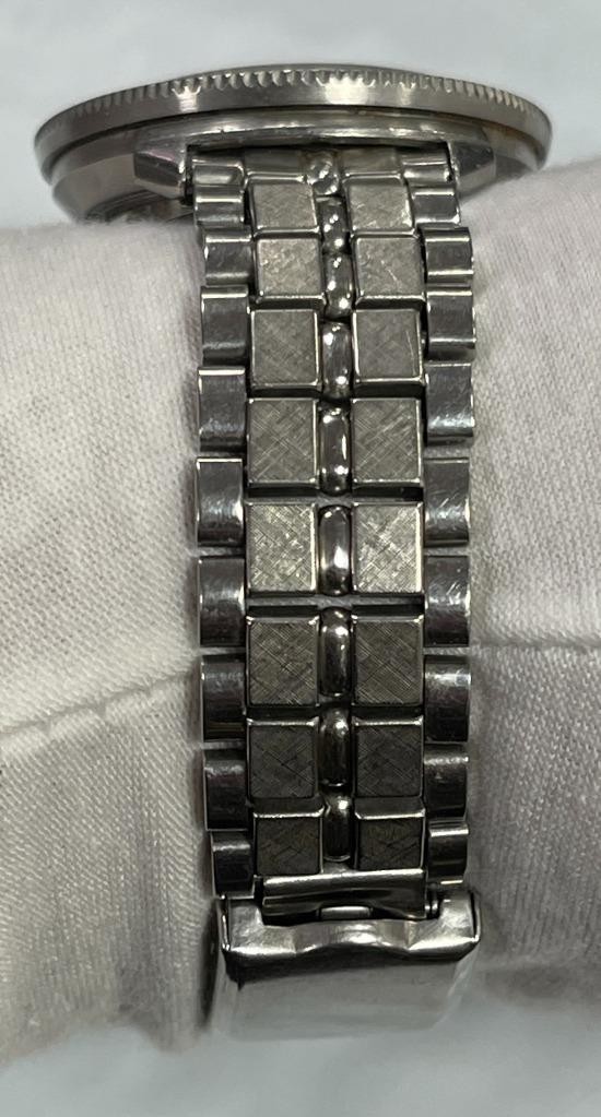 VINTAGE BULOVA ACCUTRON ASTRONAUT 214 TUNING FORK GMT 38mm STAINLESS STEEL WATCH