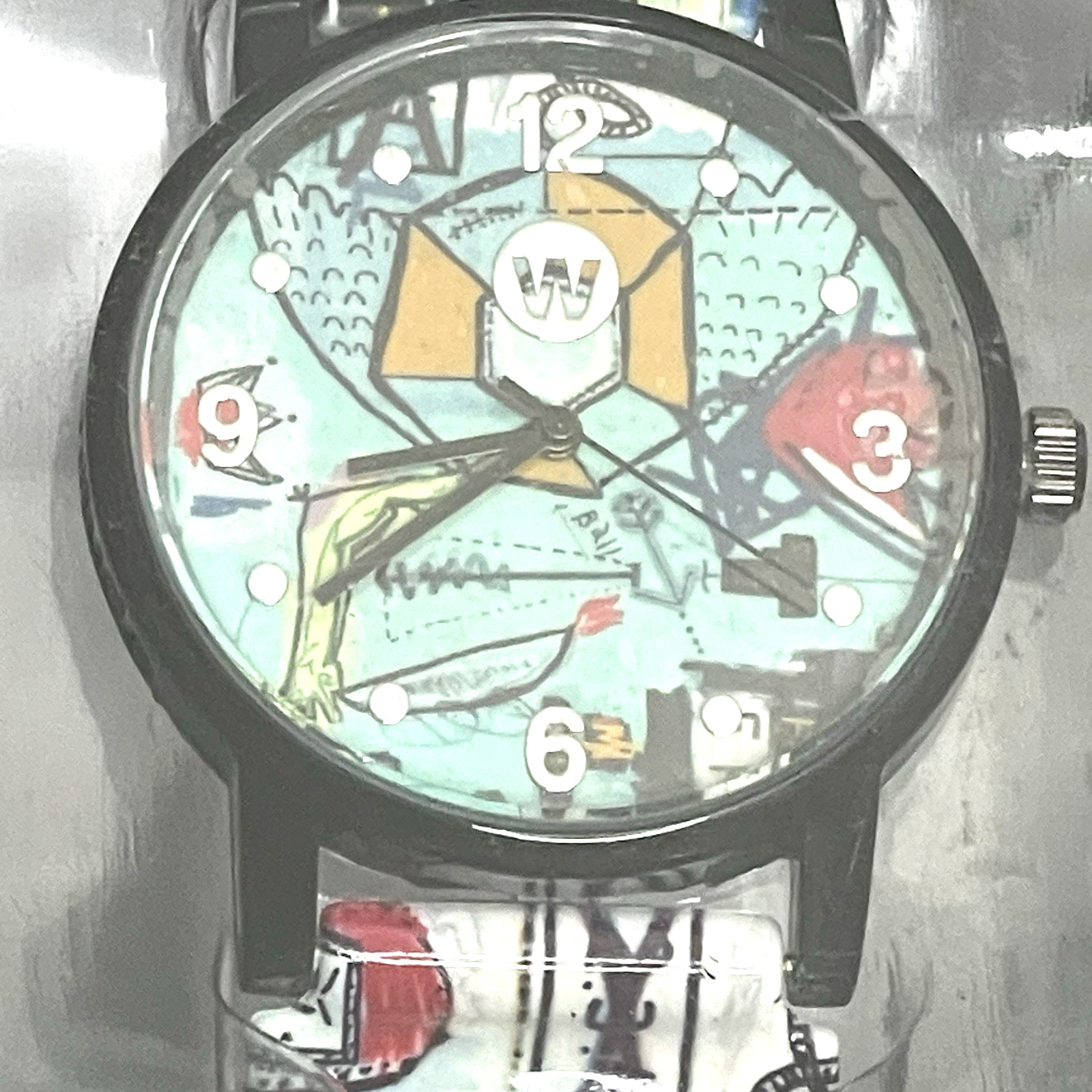 Watchitude Slap/Snap Watch – Big Art #605 New in Box