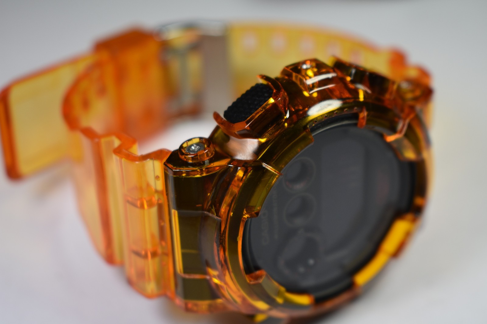MODIFIED Casio G-Shock GD-120MB (3427) Men’s Orange/Black Watch NEW BATTERY!
