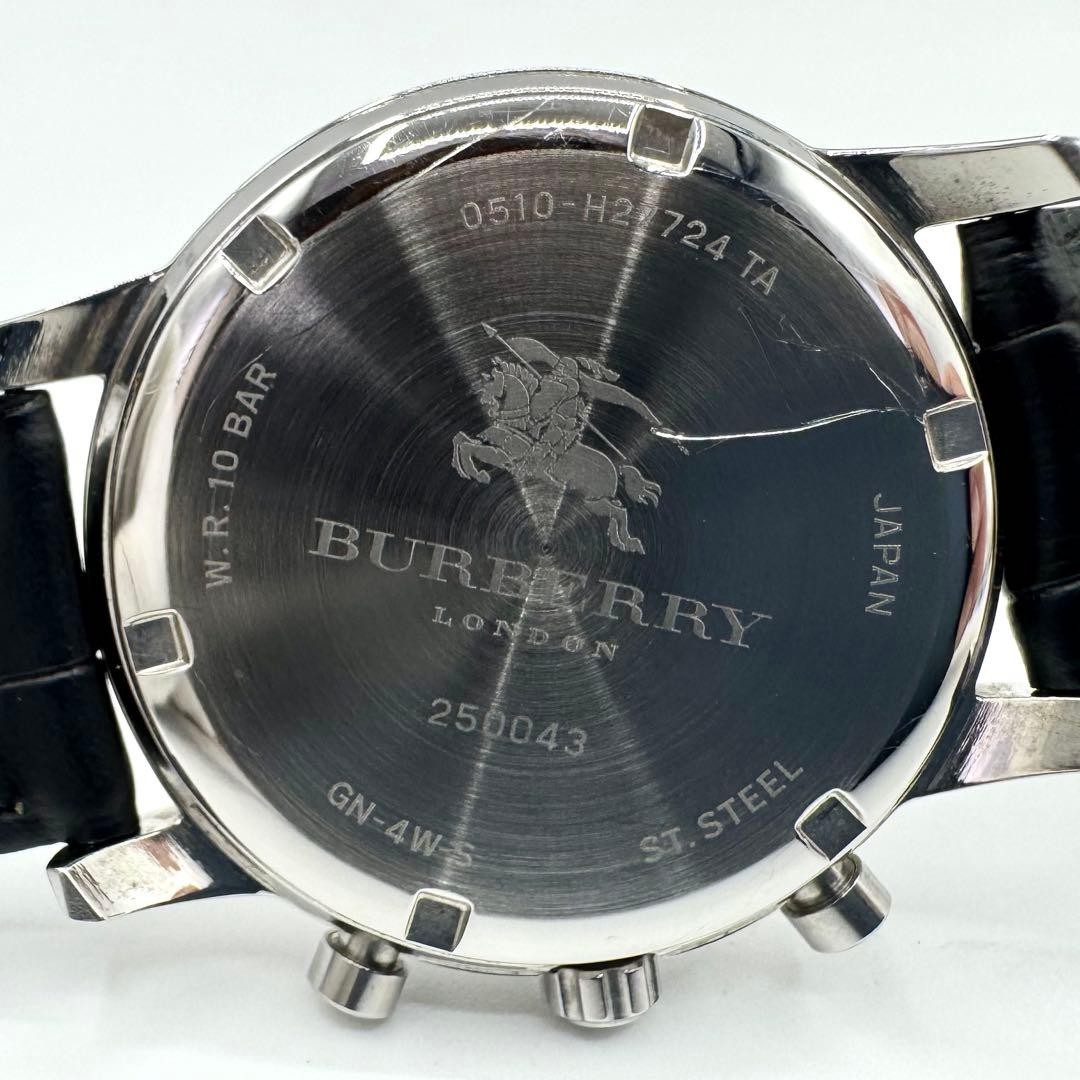 Burberry 0510-H27724 Chronograph Quartz Date Mens Wrist 16-21cm Watch