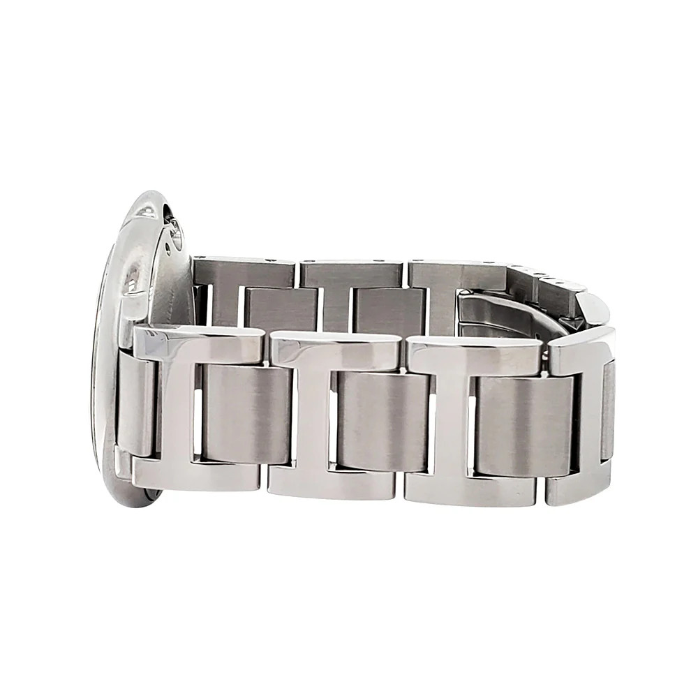 Cartier Ballon Bleu 36mm Silver Roman Quartz Steel Watch W69011Z4 3005 Papers