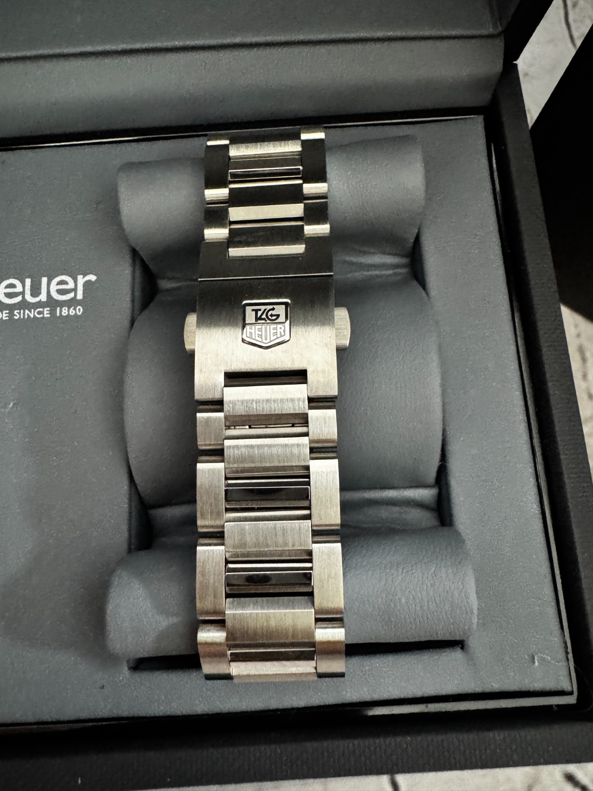 TAG HEUER Carrera Caliber 5 Automatic 41 mm Mens Watch WAR201B.BA0723 White Dial