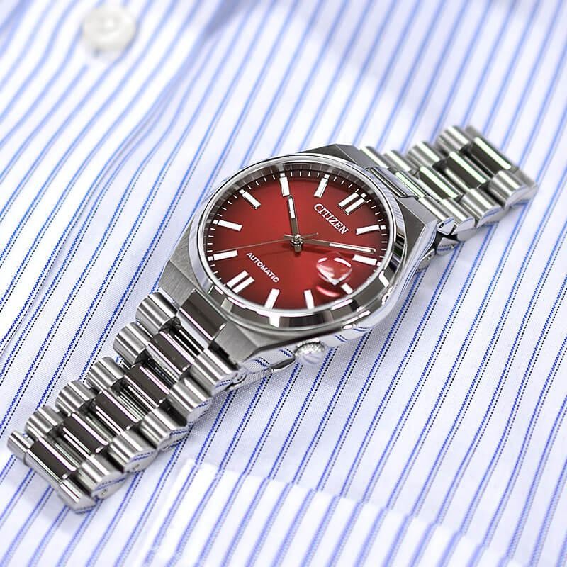 Citizen Tsuyosa NJ0150-56W Automatic Sapphire Red Dial Men’s Watch