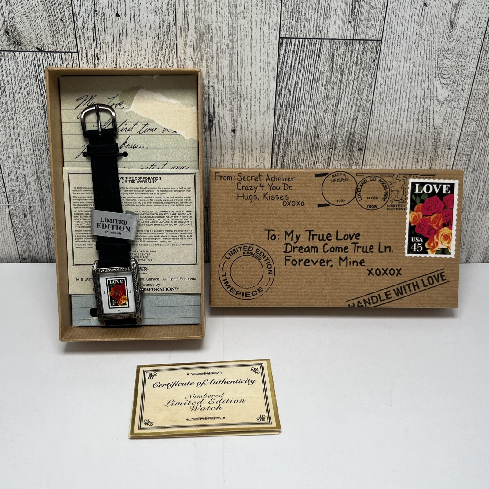 USPS Stamp Watch Love in Box Limited Edition Women’s Watch