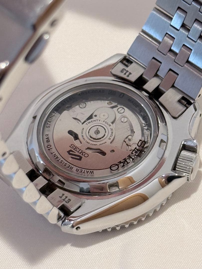 SEIKO 5 Sports SBSC001 Automatic Watch Box Extra Strap Japan