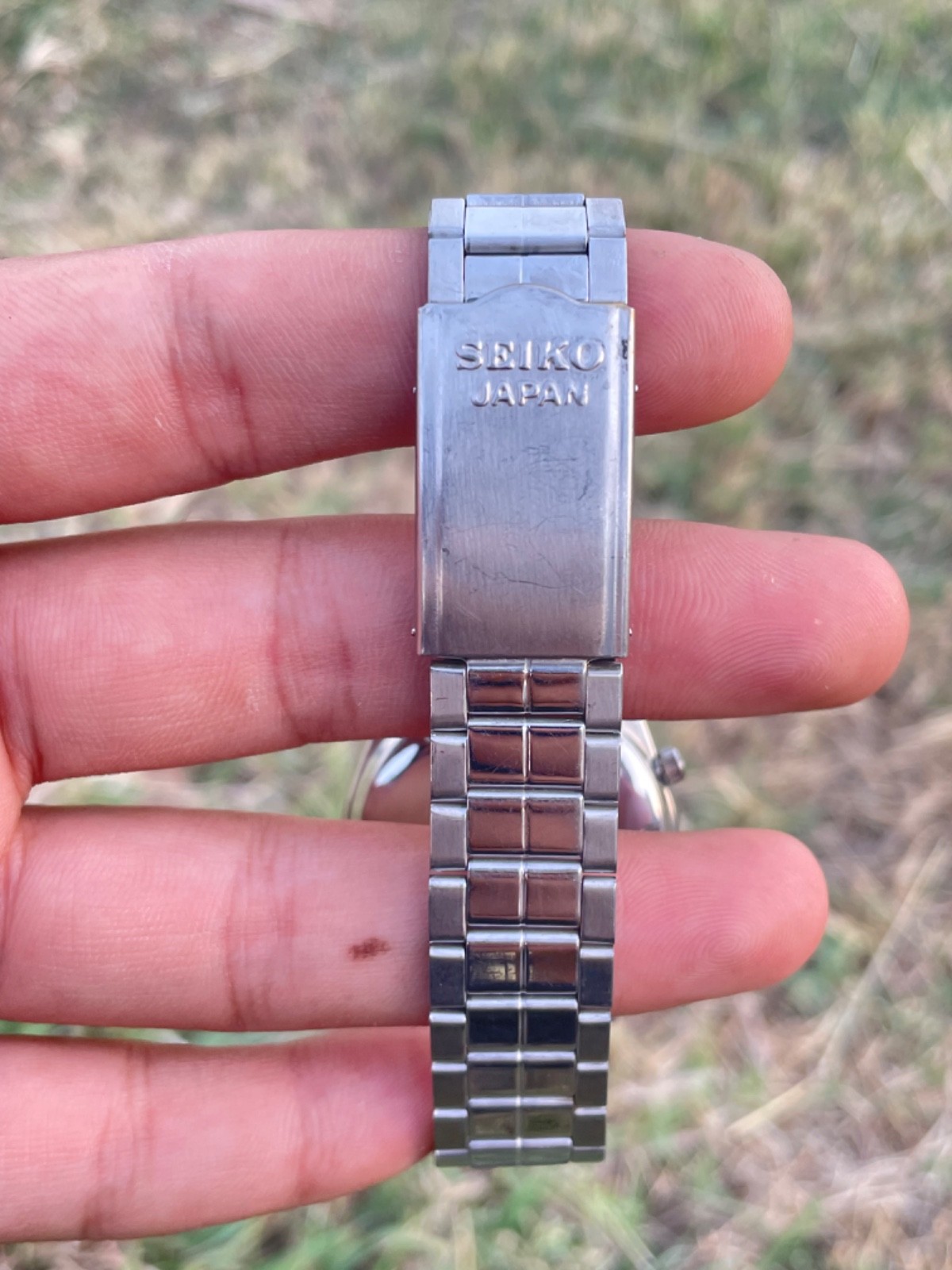Vintage Seiko 5 Mens Automatic Watch 7009 Brown Dial Day/Date