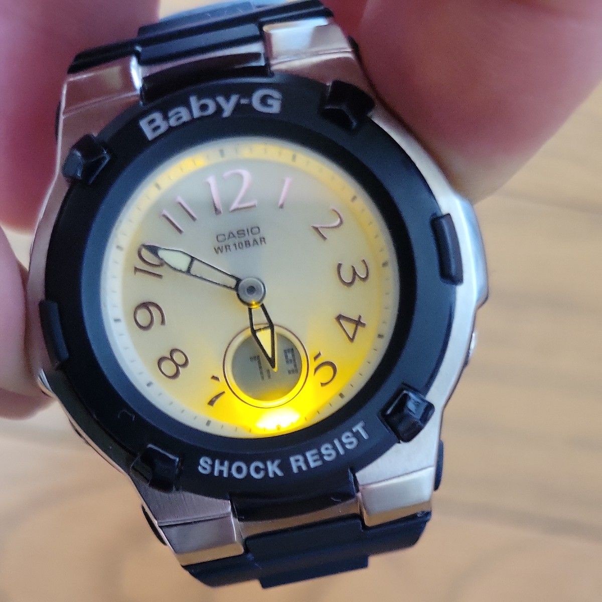 CASIO Baby-G BGA-1100 Tough Solar Radio Watch Used