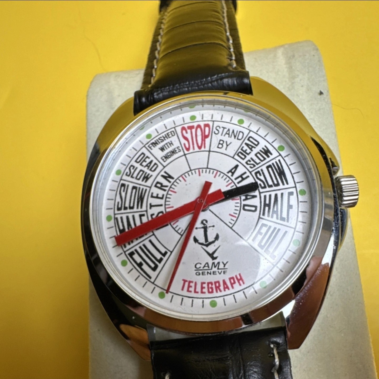 Camy Geneve Nautical Manual Wilding Swiss made 36mm