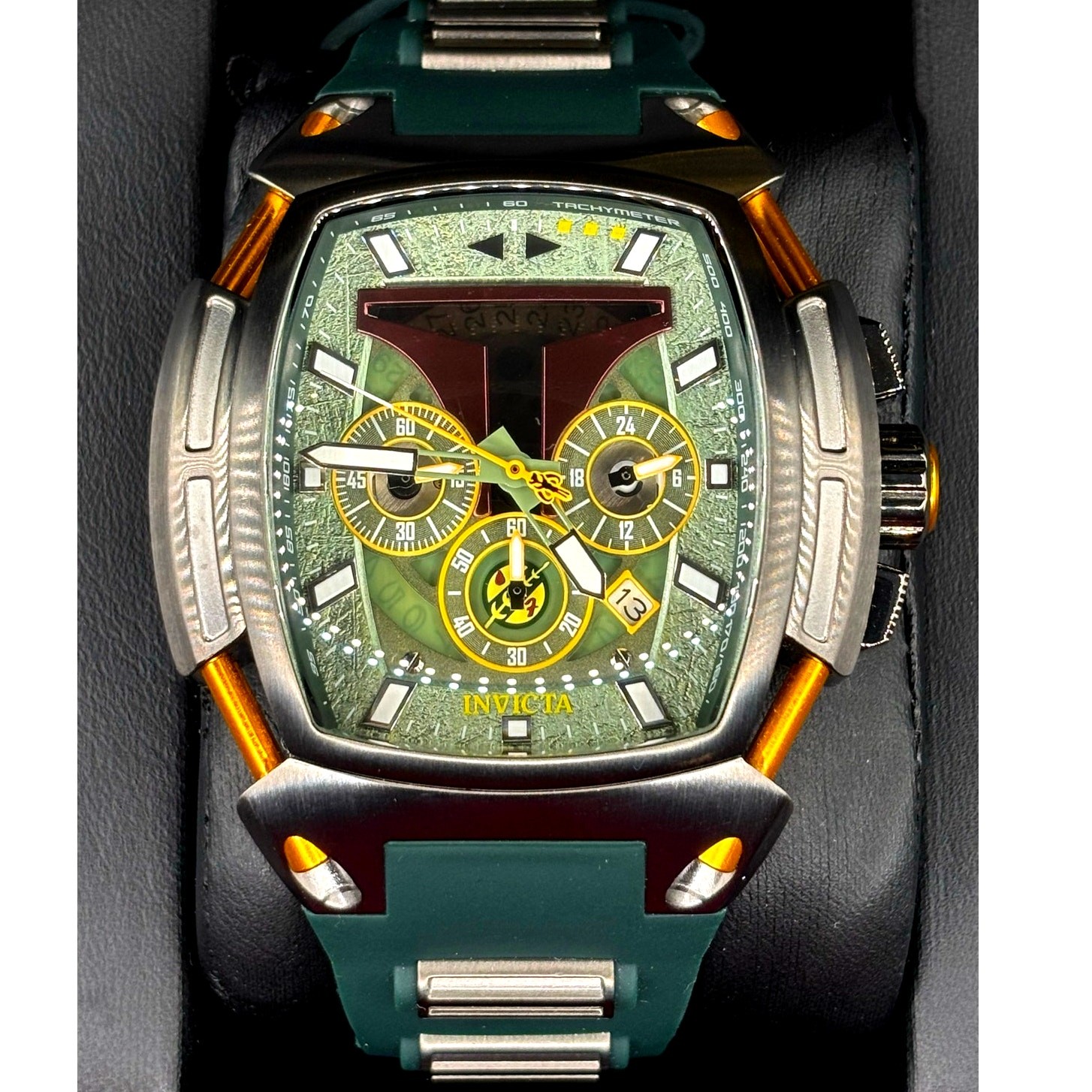 Invicta Star Wars Boba Fett Diablo 37435 LE Chronograph 53mm Watch NIB