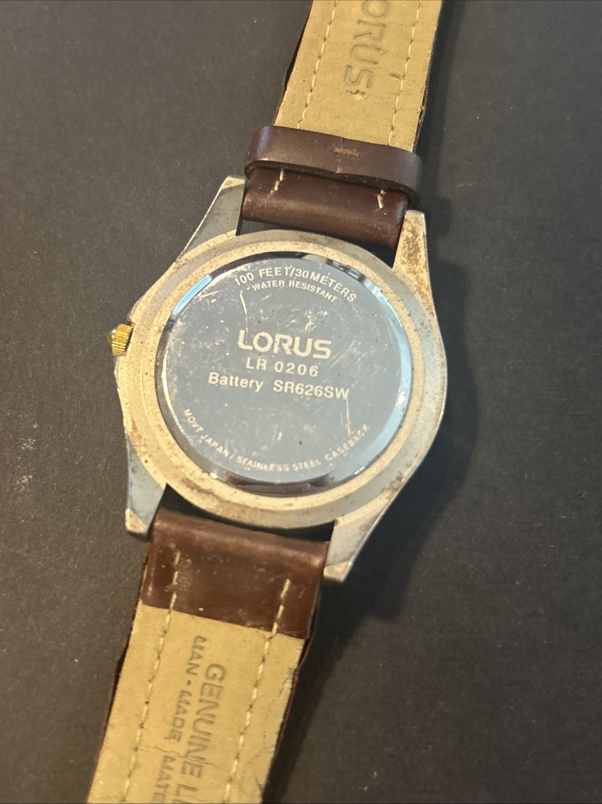 Lorus By Seiko Day-Date 100 Feet Watch Men’s For Parts-Repair-Restoration As Is
