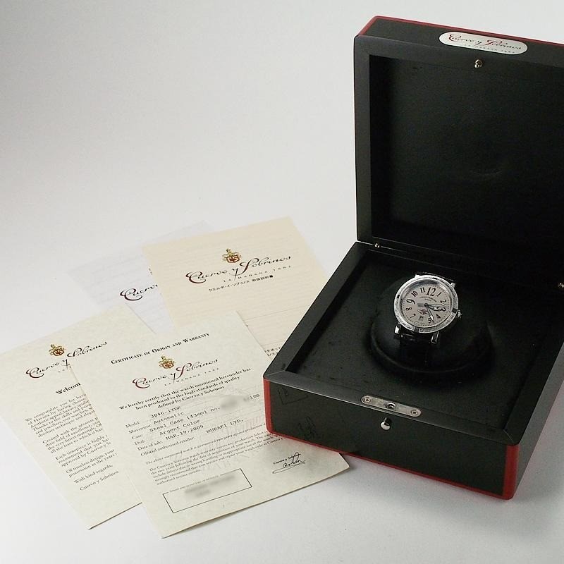 Cuervo y Sobrinos Vuelta a España 2008 Racer Model 3046-1TDE SS Gray 43mm Auto