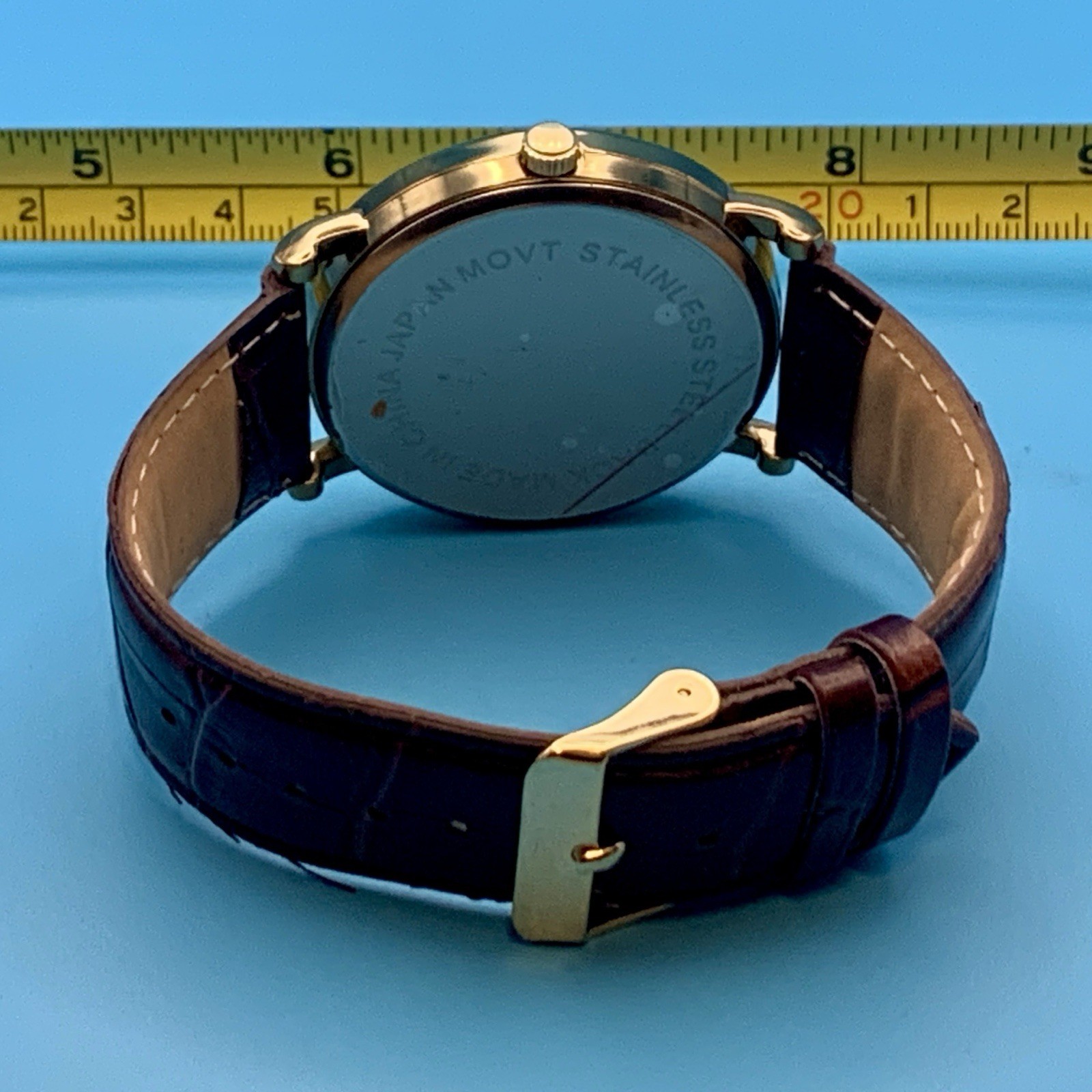 B&R BELL & ROSE Men’s Fashion Wristwatch Faux Subdials Japan Movt Works New Batt