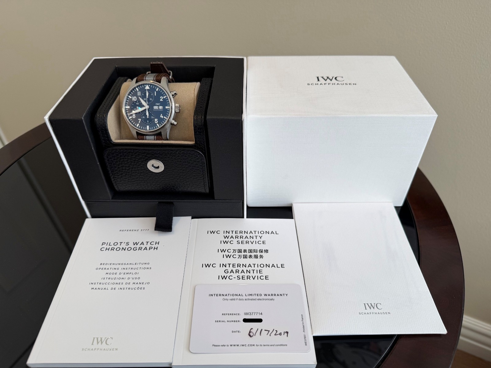 IWC Pilot’s Watch Chronograph «Le Petit Prince» IW377714 43mm — Box & Papers