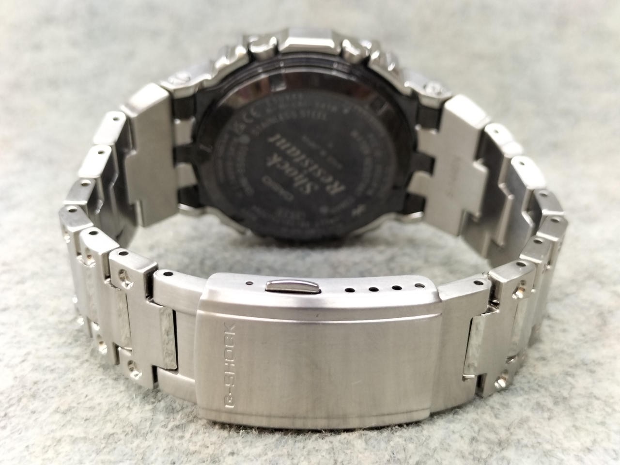 CASIO G-SHOCK GMW B5000D 3JF Silver Solar Men Watch Auth Japan