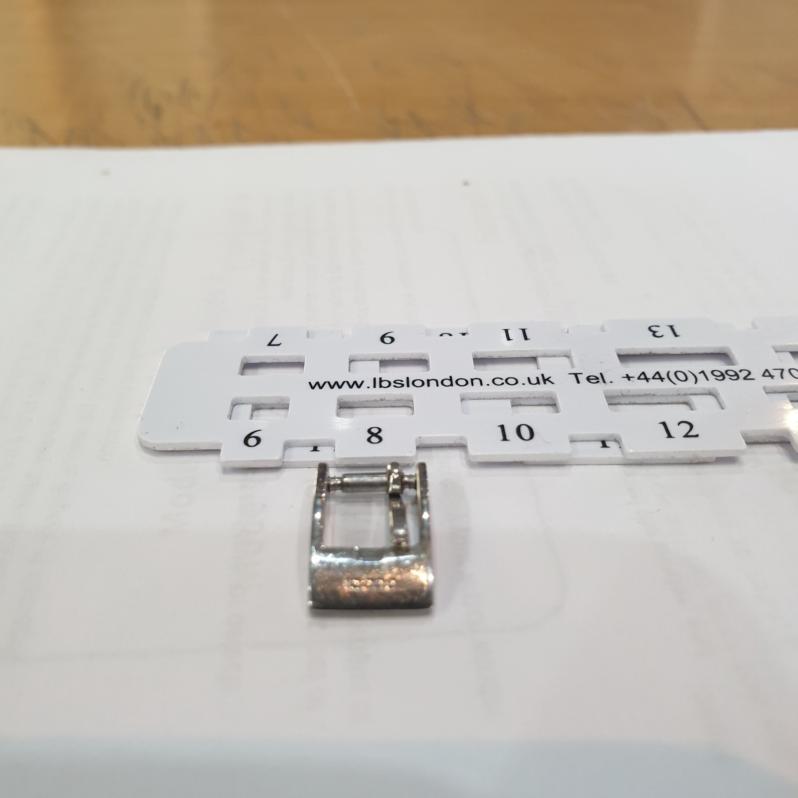 Gucci silver watch buckle 8mm long buckle