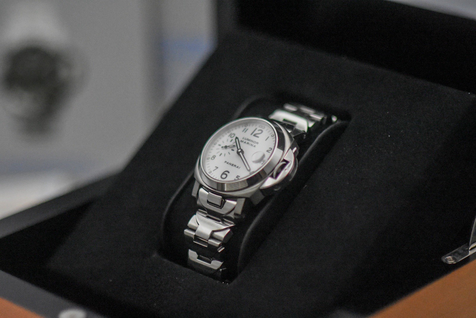 Panerai Luminor Marina White Men’s Watch – PAM00051 – Stainless Bracelet