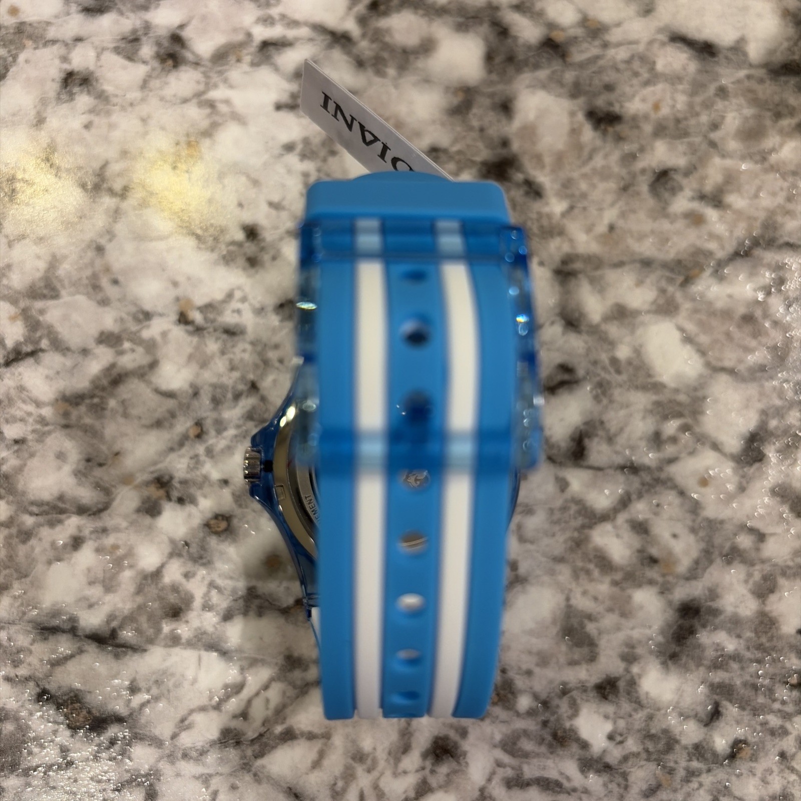 Invicta men’s Watch Subaqua Chromamode. 44mm Blue/White Silicon 69449