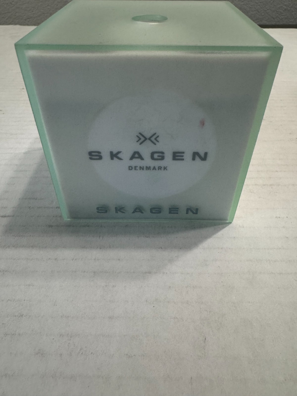 Skagen Denmark Titanium Date Slim Watch Model 956XLTTW New