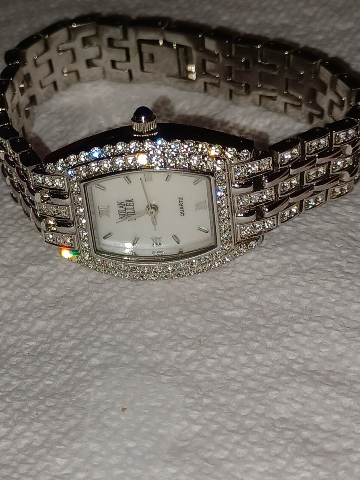 Nolan Miller Womens Beautiful Rhinestone Watch