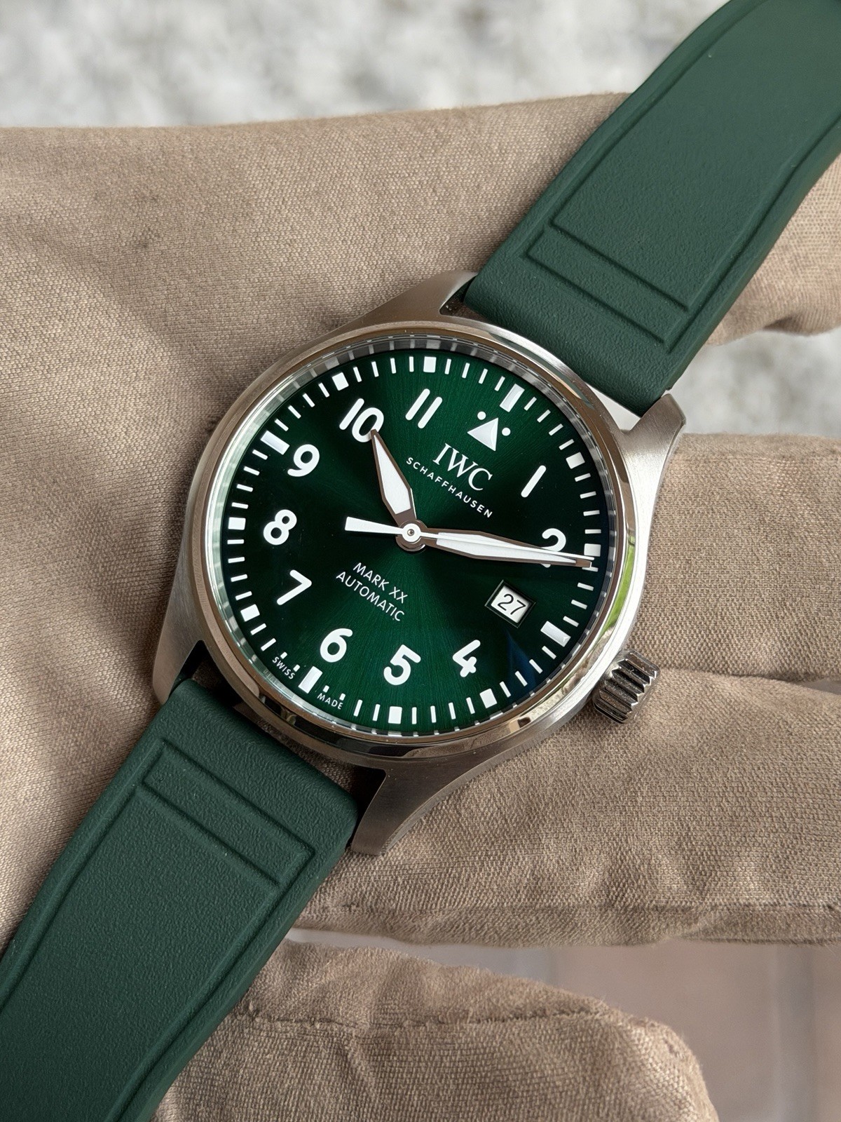 IWC IW328205 Mark XX Green, steel 40mm Watch 2026