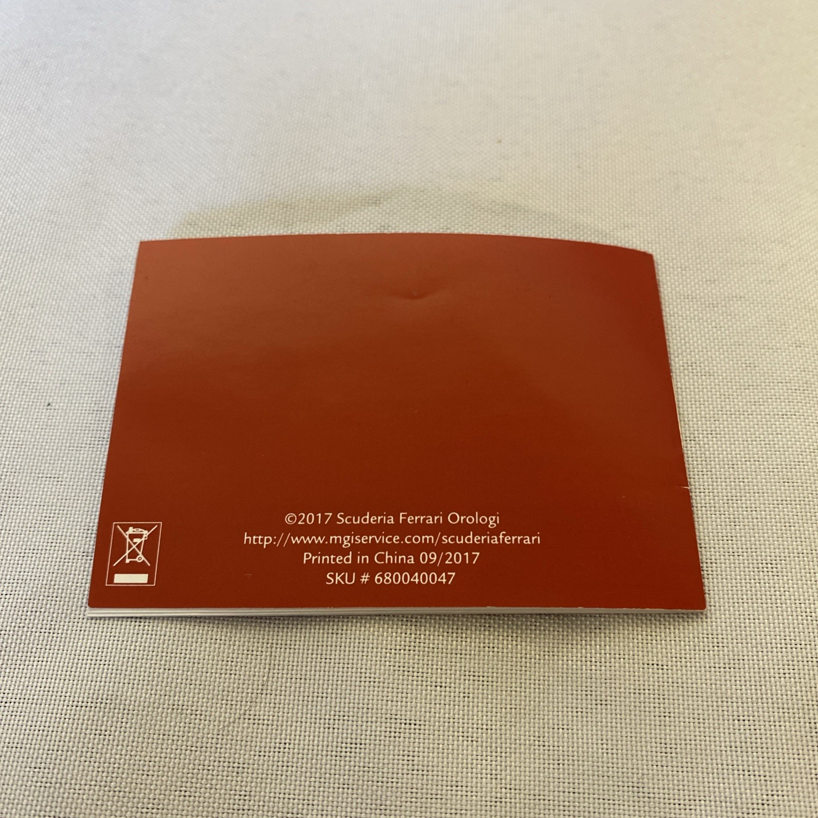 Ferrari Watch Box And Booklet Only (No Watch) – Free Shipping!