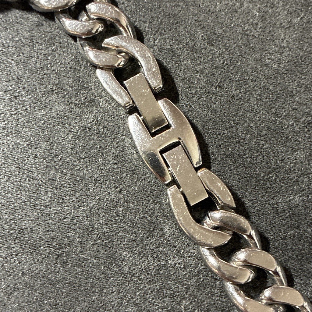 Joan Rivers Classics XXV Quartz Women’s double wrap curb chain bracelet