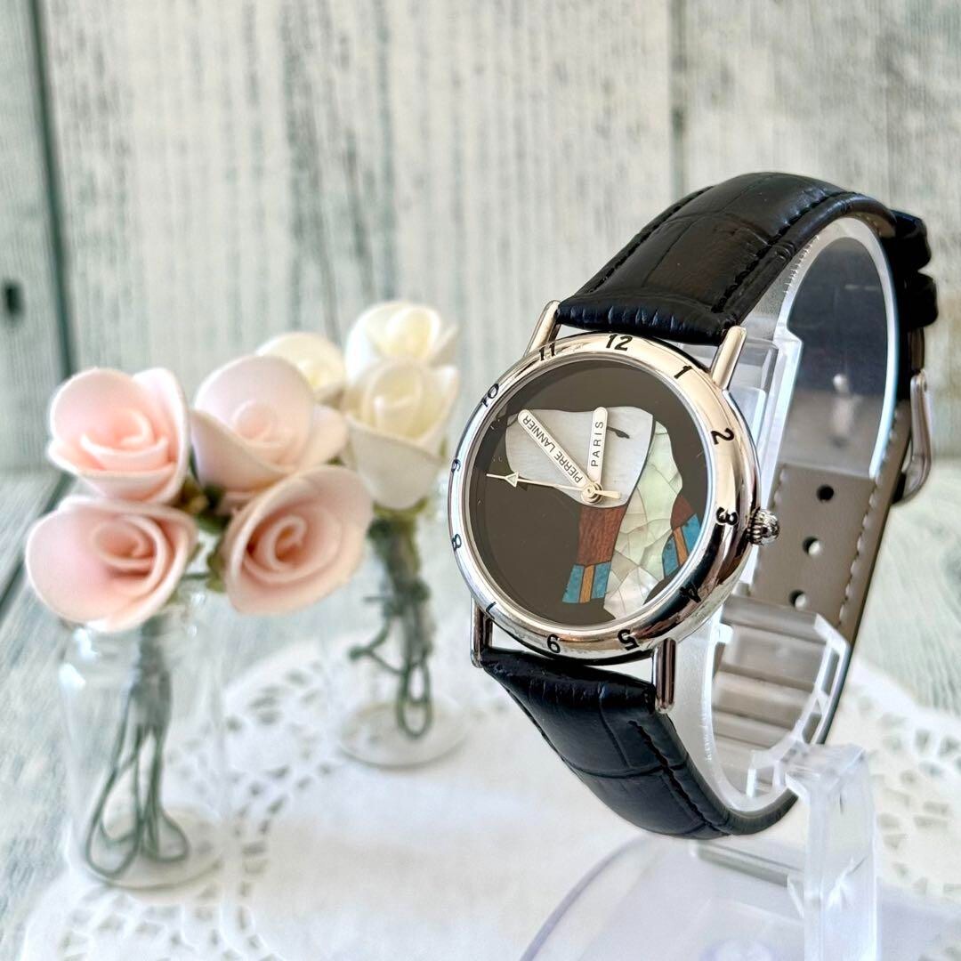 Pierre Lannier Watch Dog Profile Rare Used From Japan Check description