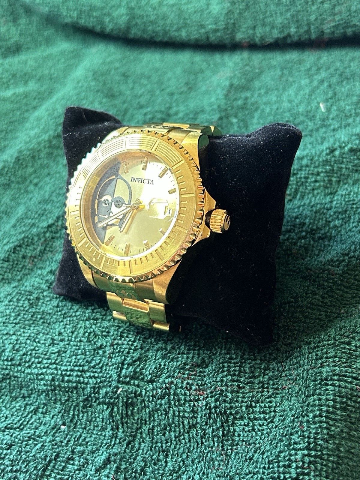 Invicta Star Wars C-3PO Limited Edition 47mm Automatic NH35A Gold Tone Watch 261
