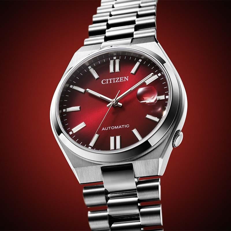 Citizen Tsuyosa NJ0150-56W Automatic Sapphire Red Dial Men’s Watch