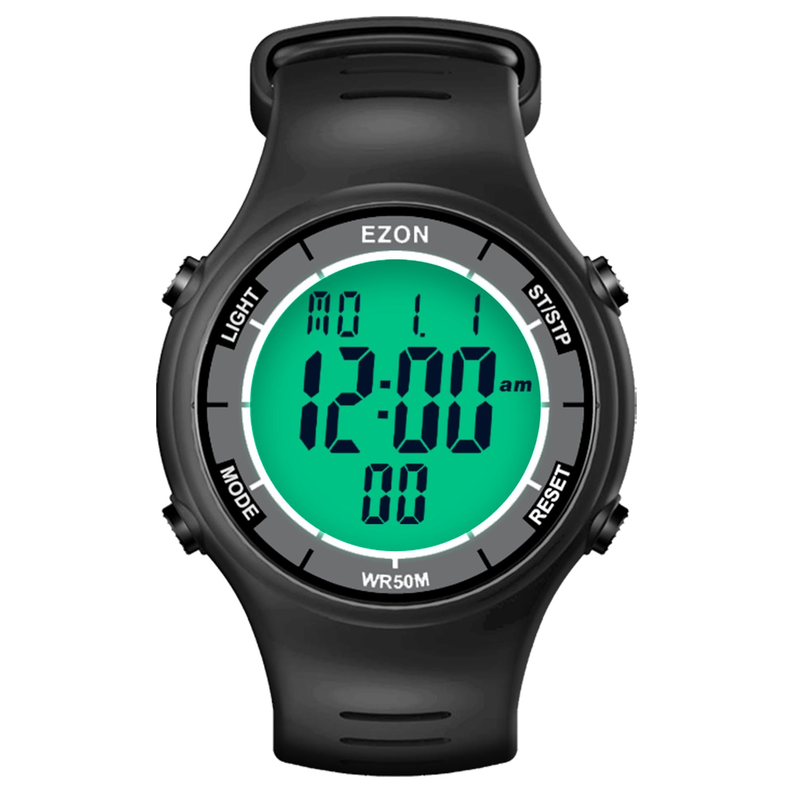 Digital Watch Waterproof Stopwatch Alarm Backlight Wrist Watch