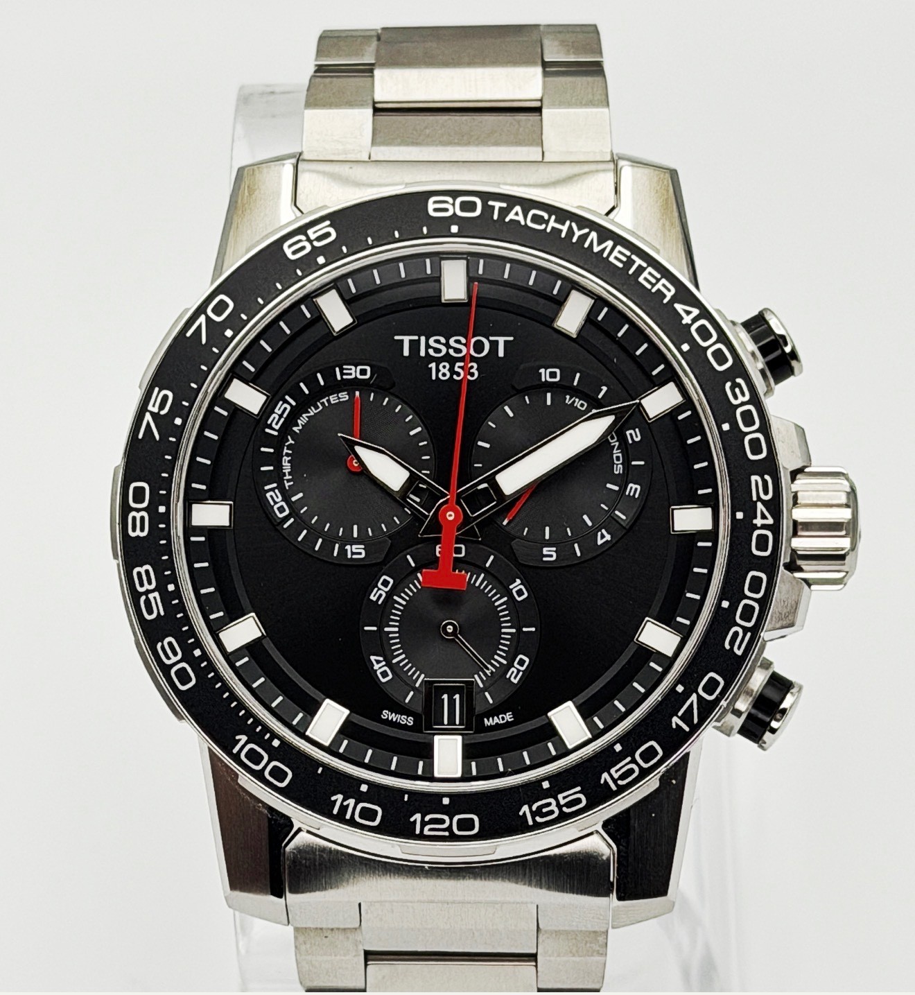 Tissot Supersport Chrono Black Dial Stainless Steel Watch T125.617.11.051.00