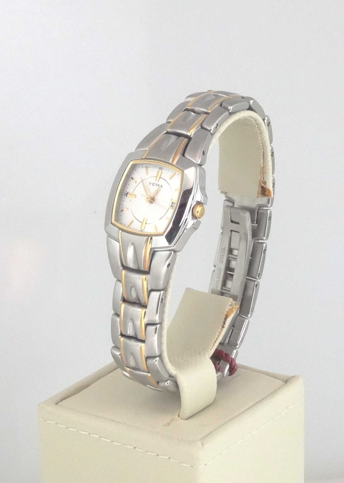 YEMA by Seiko YM-504 Lds Stainless-Steel Quartz Watch New in Box 5-ATM (50-M)