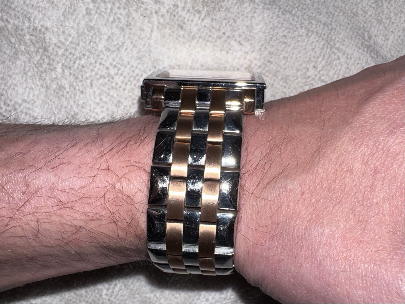 Jacques Lemans Geneve Men’s Quartz Two-Tone Steel Bracelet Date 50m Watch