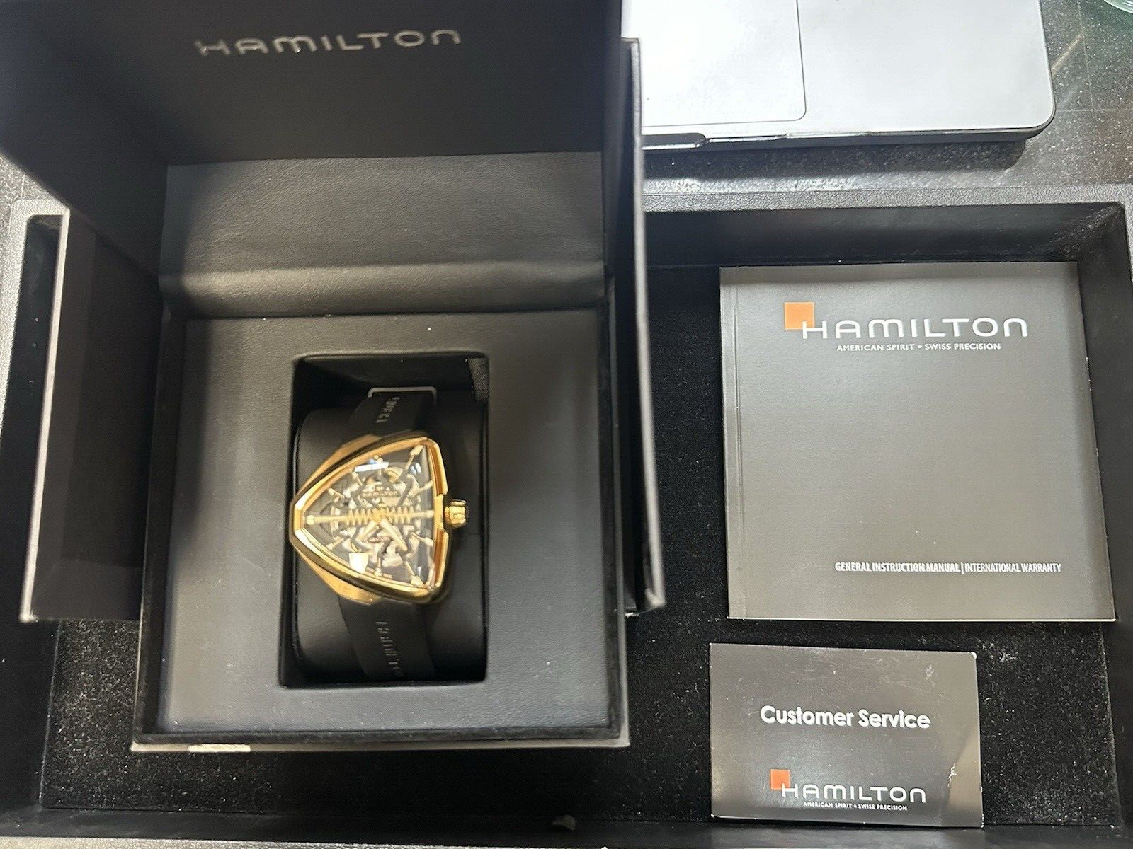 Hamilton Ventura Elvis 80 H245250 Black Stainless steel Rubber Automatic