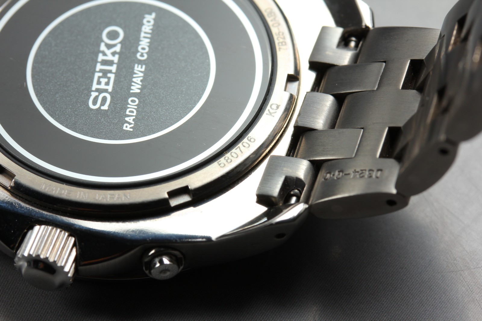 [Near MINT] Seiko 7B25-0AB0 Radio Controlled World Time Solar Men’s From JAPAN
