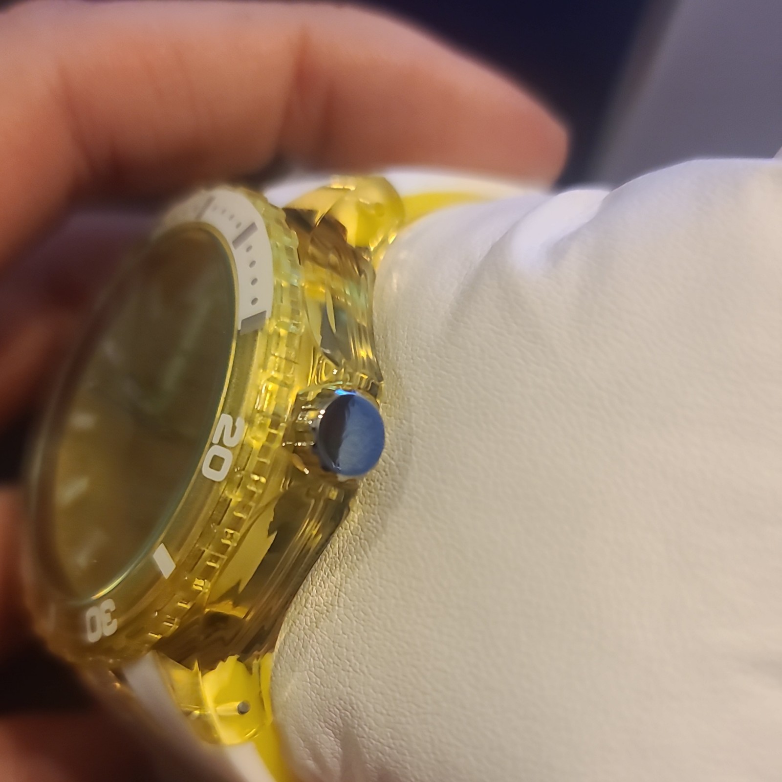 69451 – Invicta Subaqua Men’s Watch – 44mm, Green or yellowish color (69451)