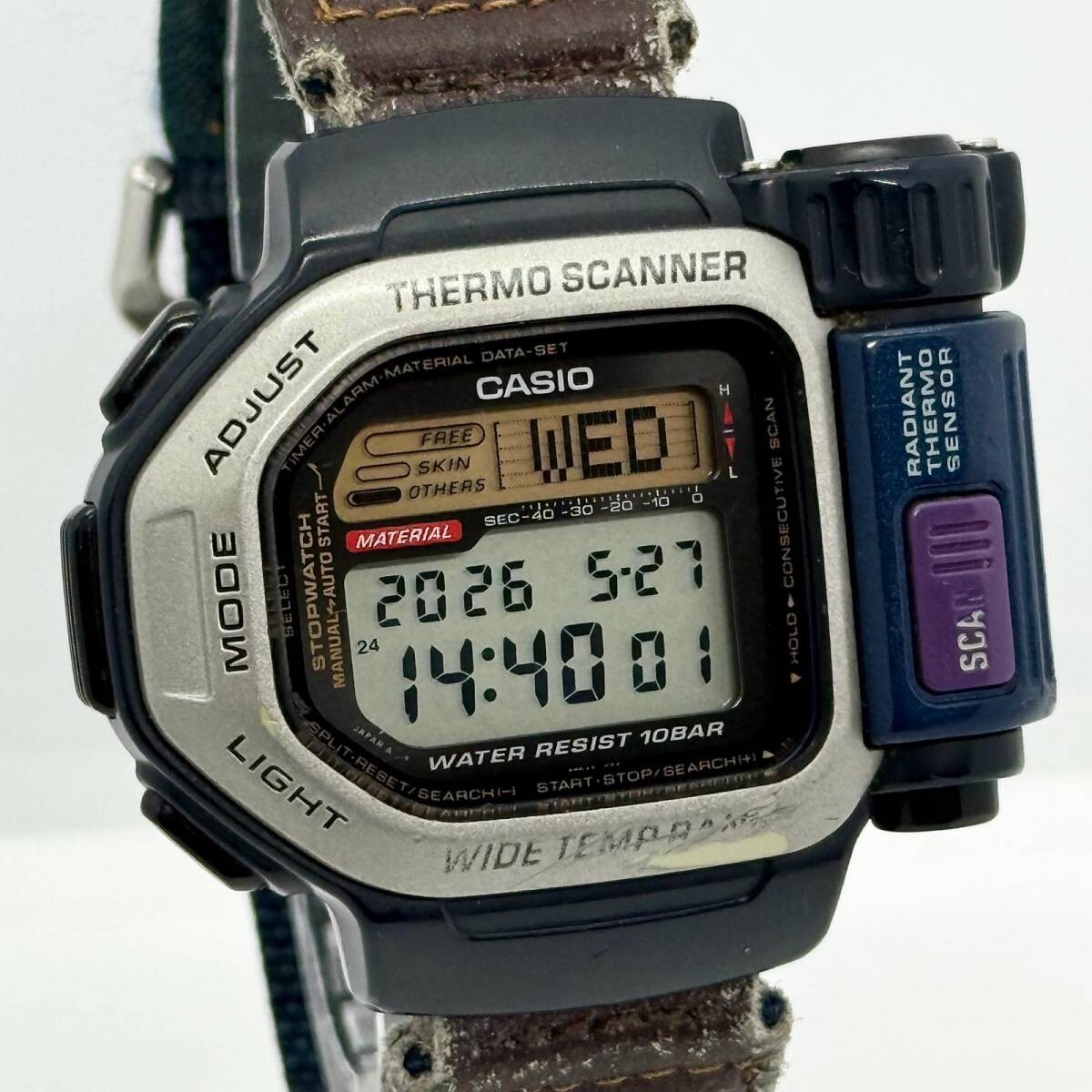 CASIO Watch PRO TREK DPX-300 Quartz Body Temperature Measurement Function Men’s