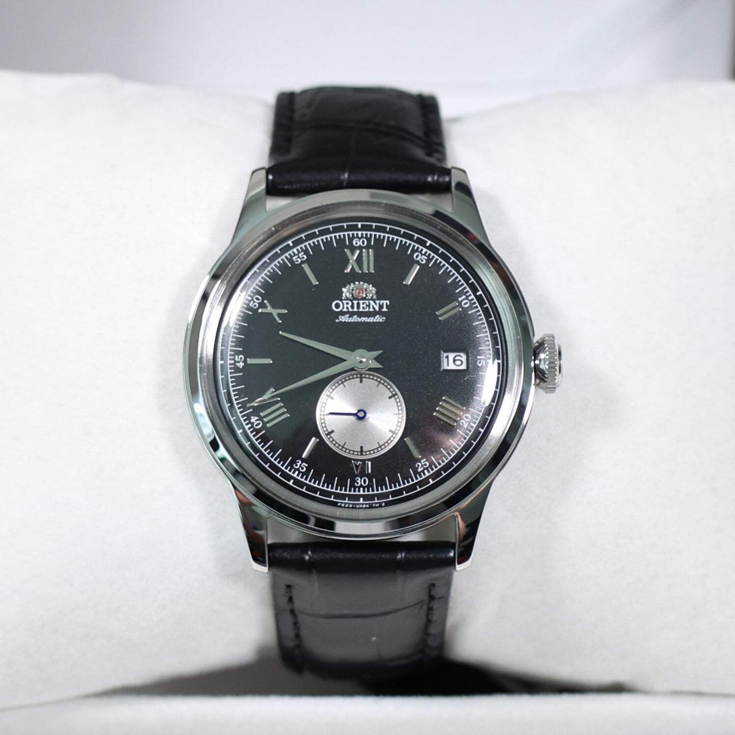 Orient Classic 38mm Black Dial Seconds Hand Automatic Watch RA-AP0101B