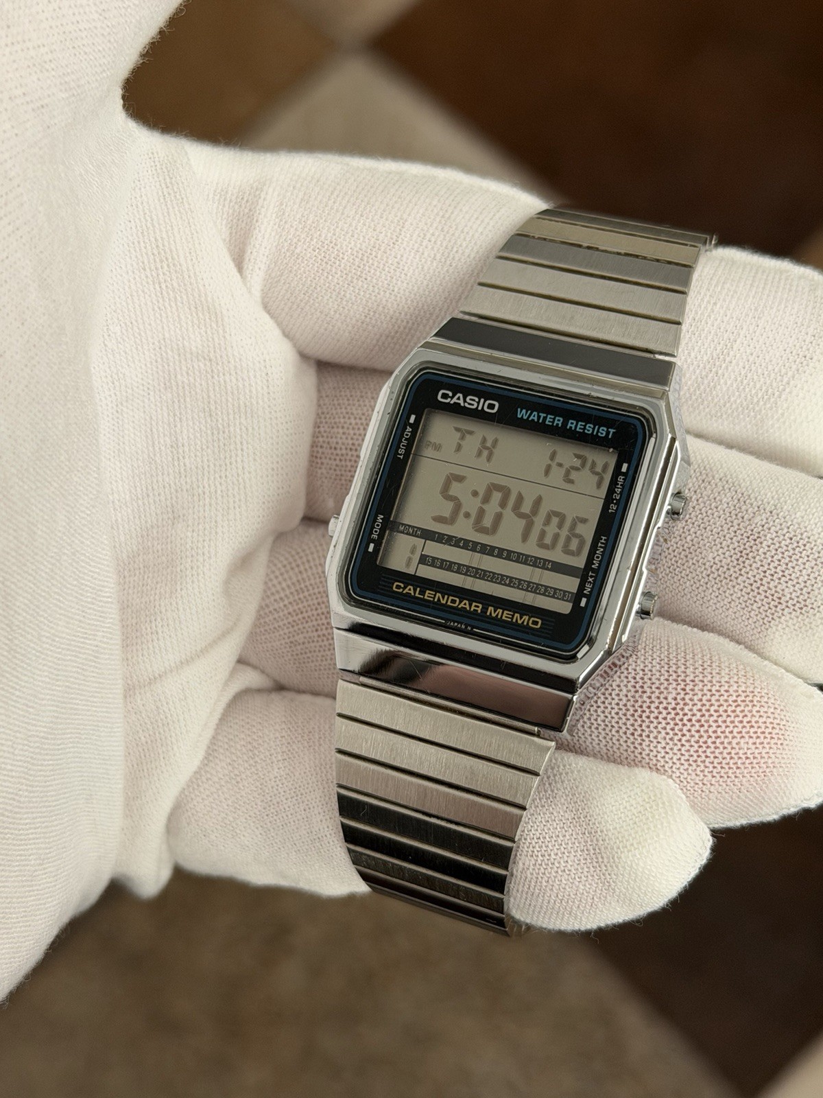Rare Vintage Casio Calendar Memo A280 Men’s Digital Watch Module 551 JDM 1980s
