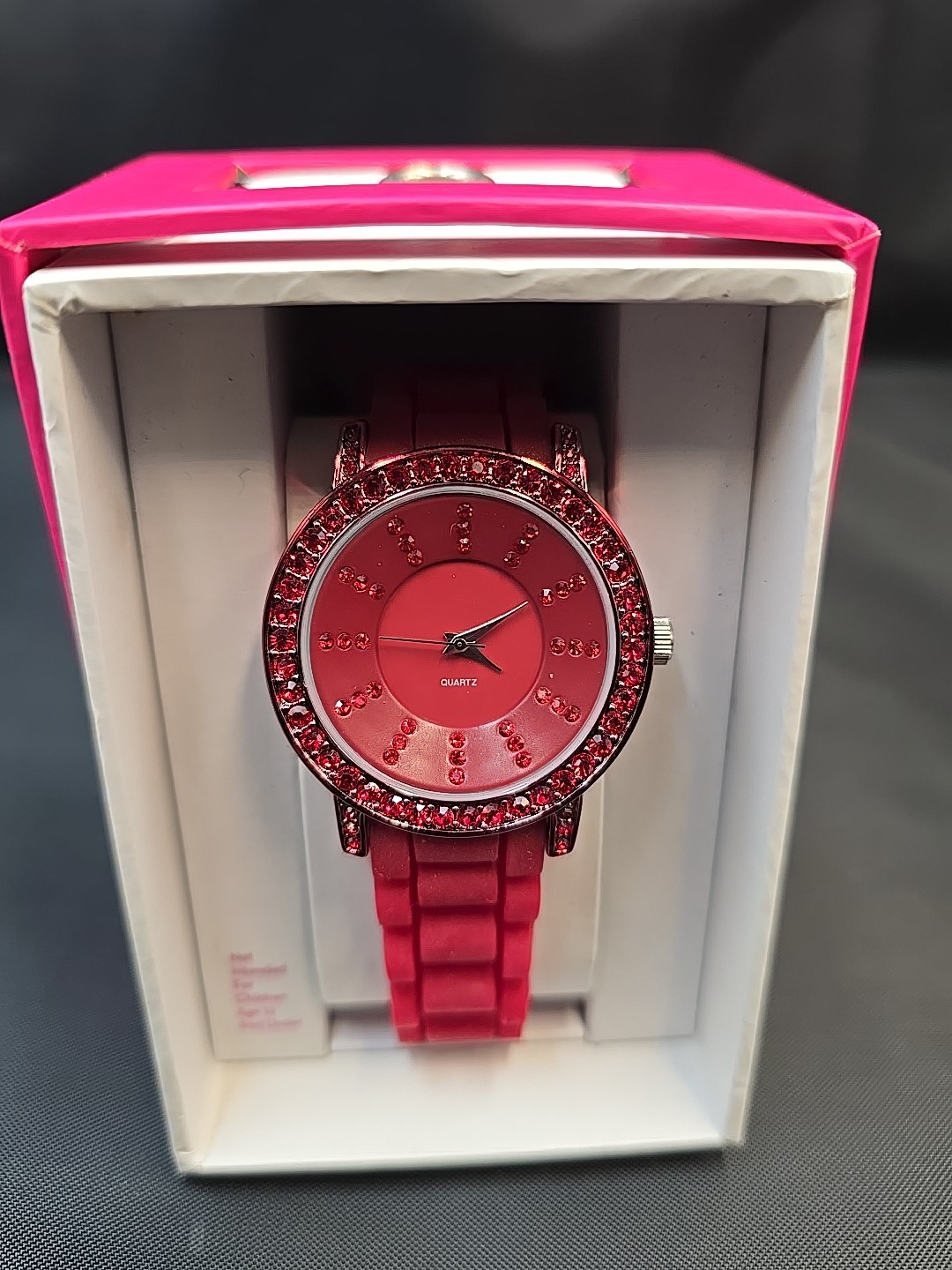 Xhilaration Women’s Red Analog Watch Luminous Hands New in Box