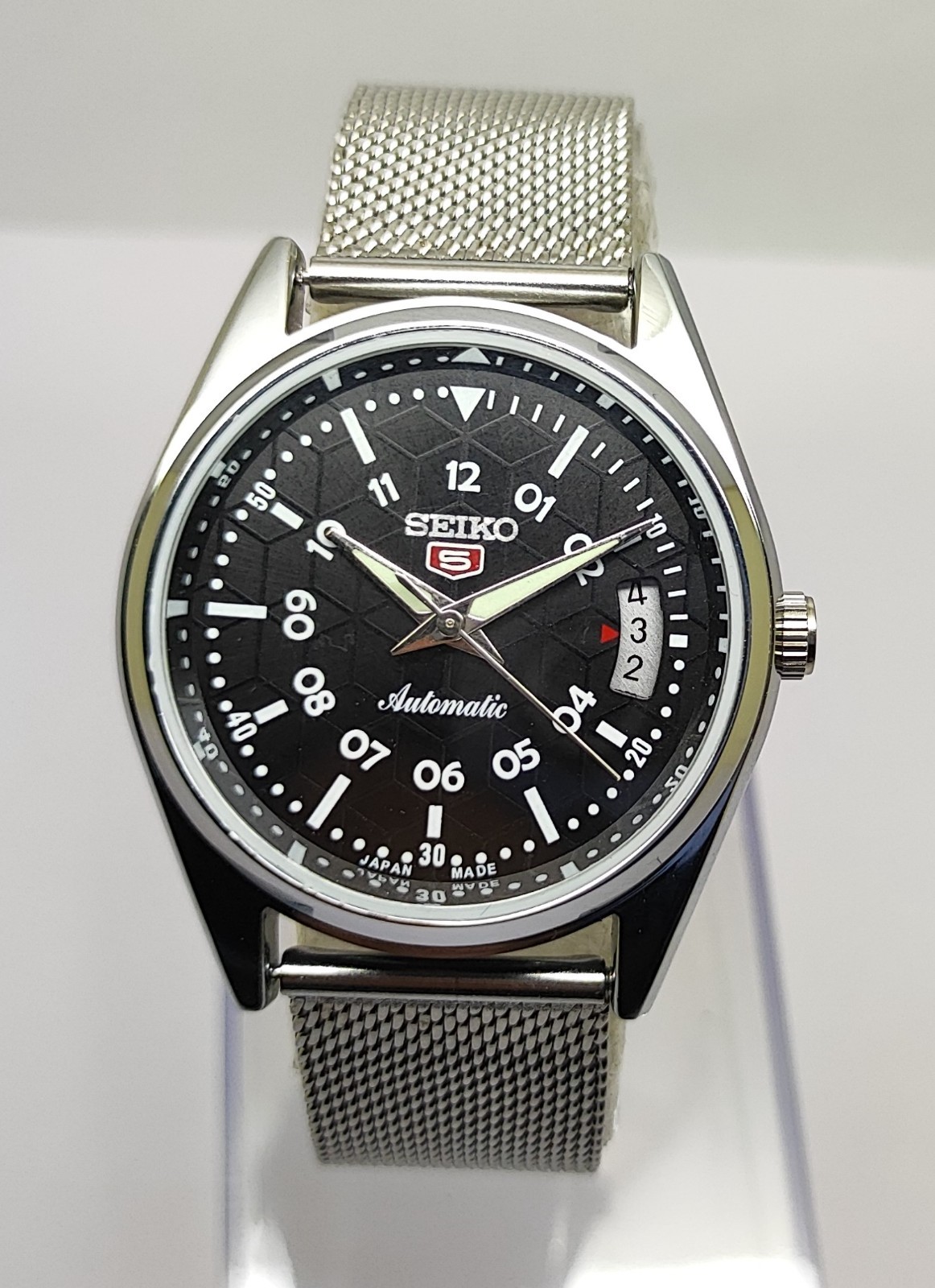 Refurbished Automatic Men’s Watch Day Date | Classic Vintage Style | Steel Strap