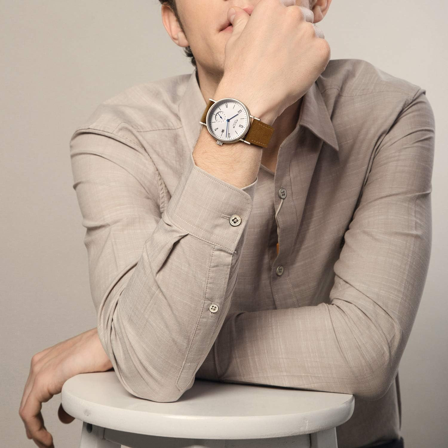 Bauhaus Waterproof Automatic Watch with Sapphire Crystal for All Genders