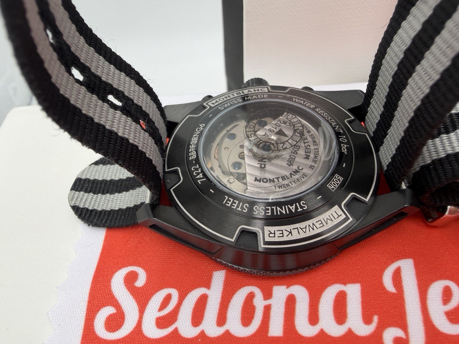 $6500 MSRP – Timewalker Automatic Chrono 43mm 25j Travel Case MB116101