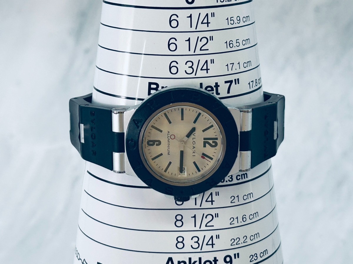 BVLGARI aluminum AL38TA Date Silver Dial Automatic Men’s Watch Fast Shipping