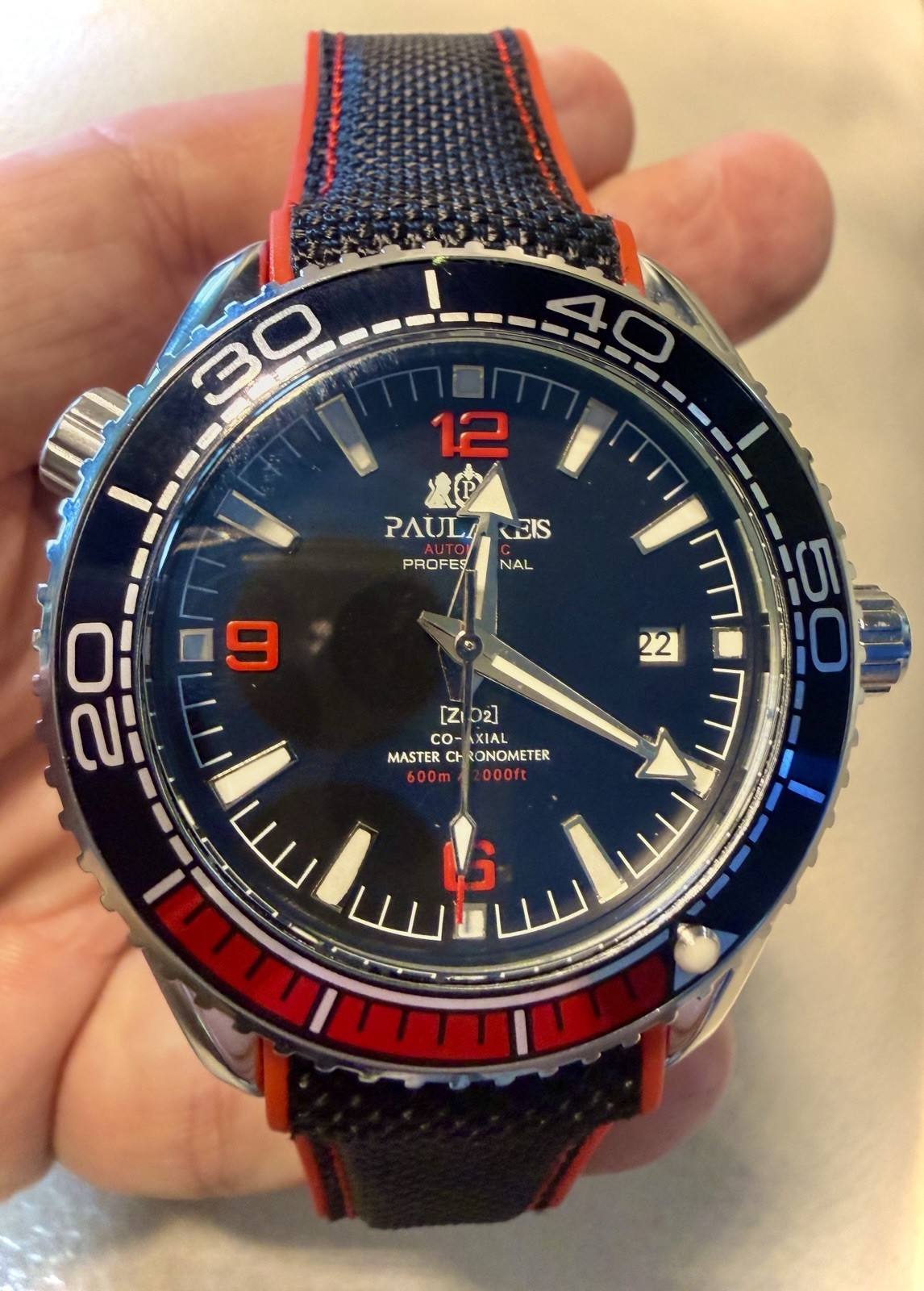 PAULAREIS Casual Waterproof Men’s Watch Luminous Automatic Mechanical Great Gift